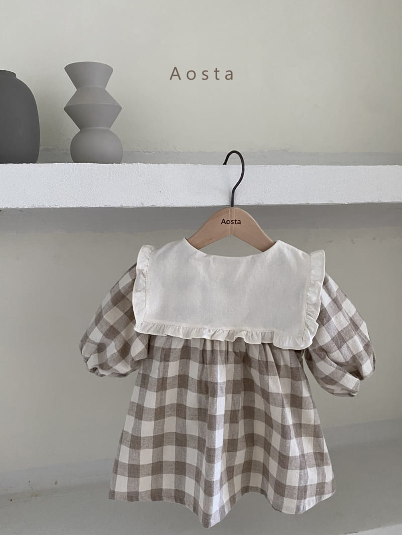 AOSTA - Korean Children Fashion - #Kfashion4kids - Beige One-piece - 3