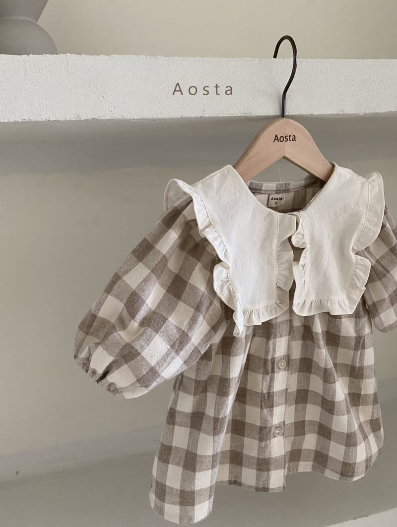 AOSTA - Korean Children Fashion - #Kfashion4kids - Beige One-piece - 4