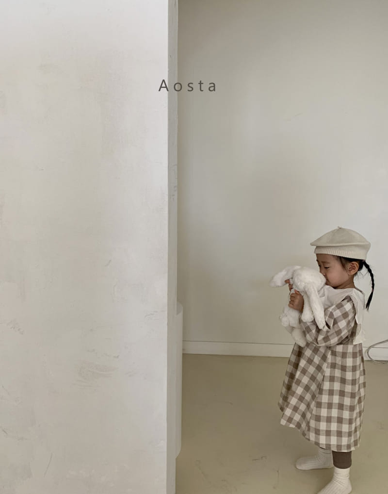 AOSTA - Korean Children Fashion - #Kfashion4kids - Beige One-piece - 5