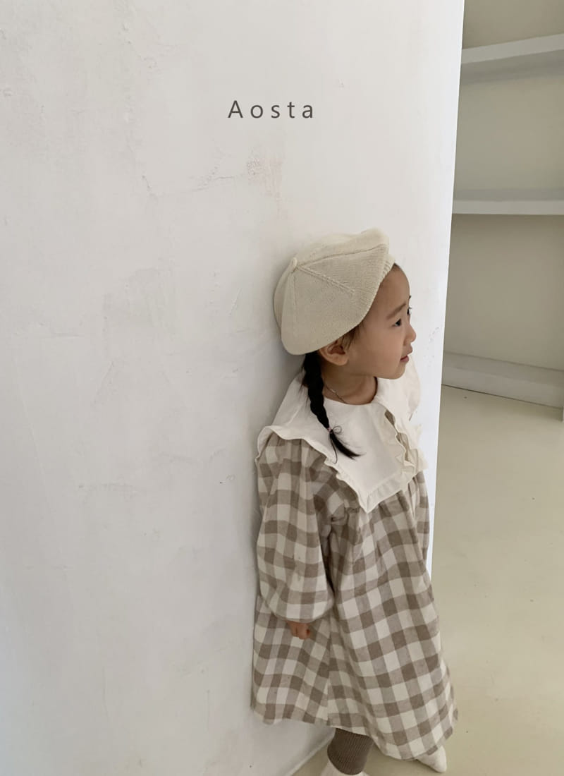 AOSTA - Korean Children Fashion - #Kfashion4kids - Beige One-piece - 6