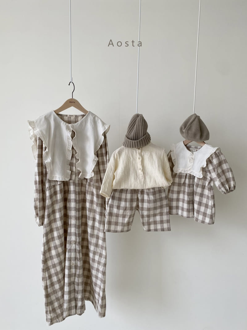 AOSTA - Korean Children Fashion - #Kfashion4kids - Beige One-piece - 9
