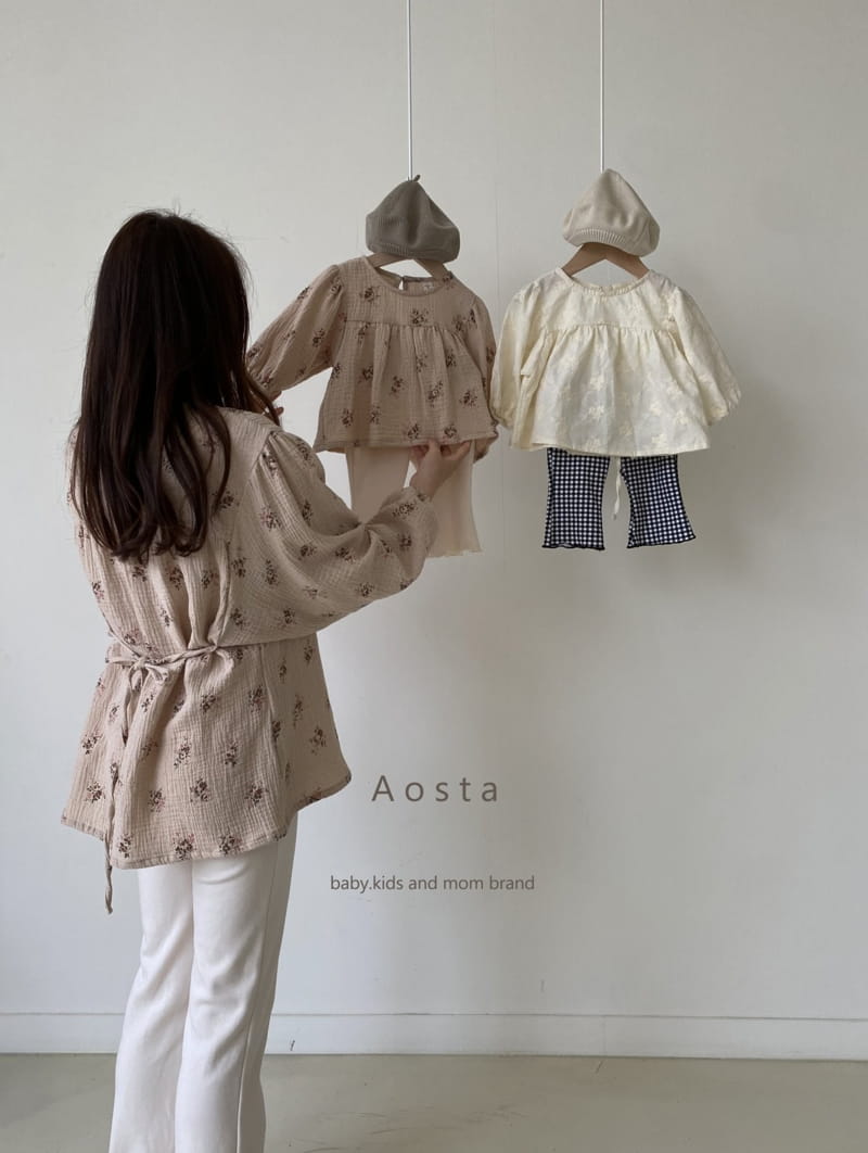 AOSTA - Korean Children Fashion - #Kfashion4kids - Mom Chamomile Blouse