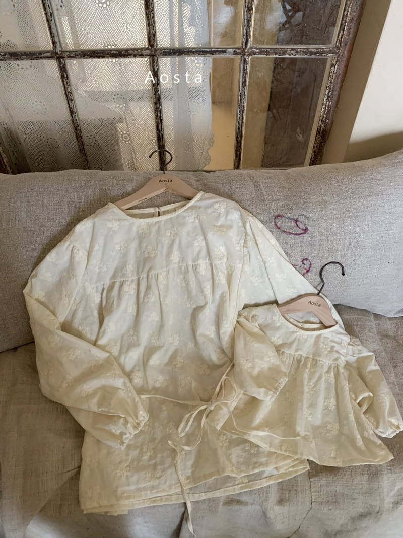 AOSTA - Korean Children Fashion - #Kfashion4kids - Mom Chamomile Blouse - 10