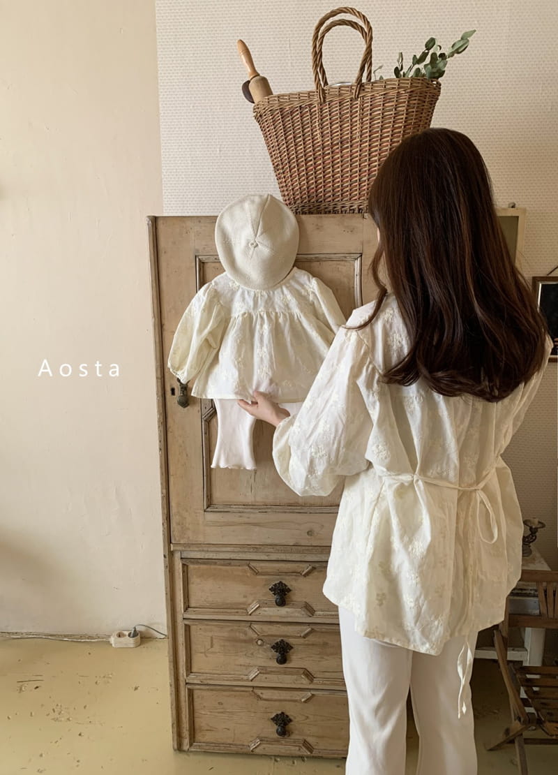 AOSTA - Korean Children Fashion - #Kfashion4kids - Mom Chamomile Blouse - 7