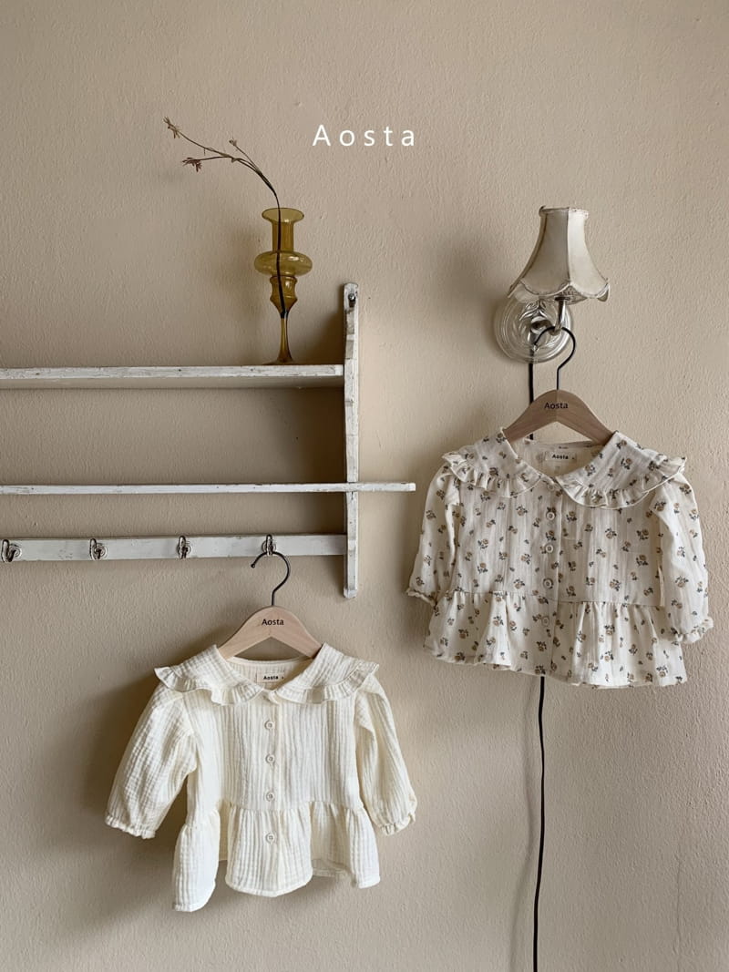 AOSTA - Korean Children Fashion - #Kfashion4kids - Melting Rose Blouse - 2