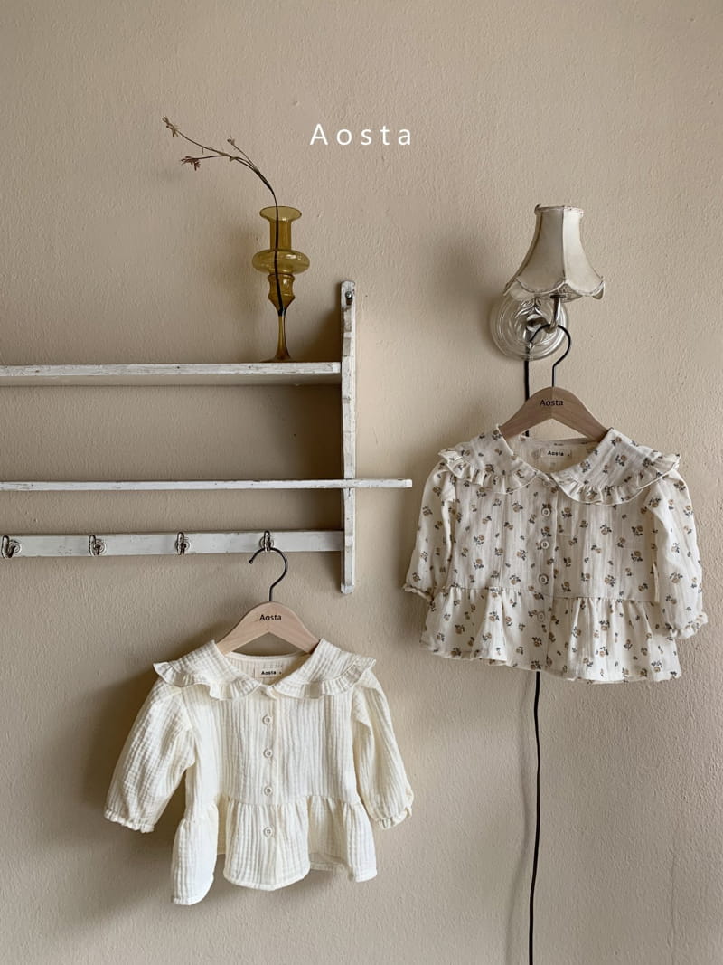 AOSTA - Korean Children Fashion - #Kfashion4kids - Melting Rose Blouse - 3