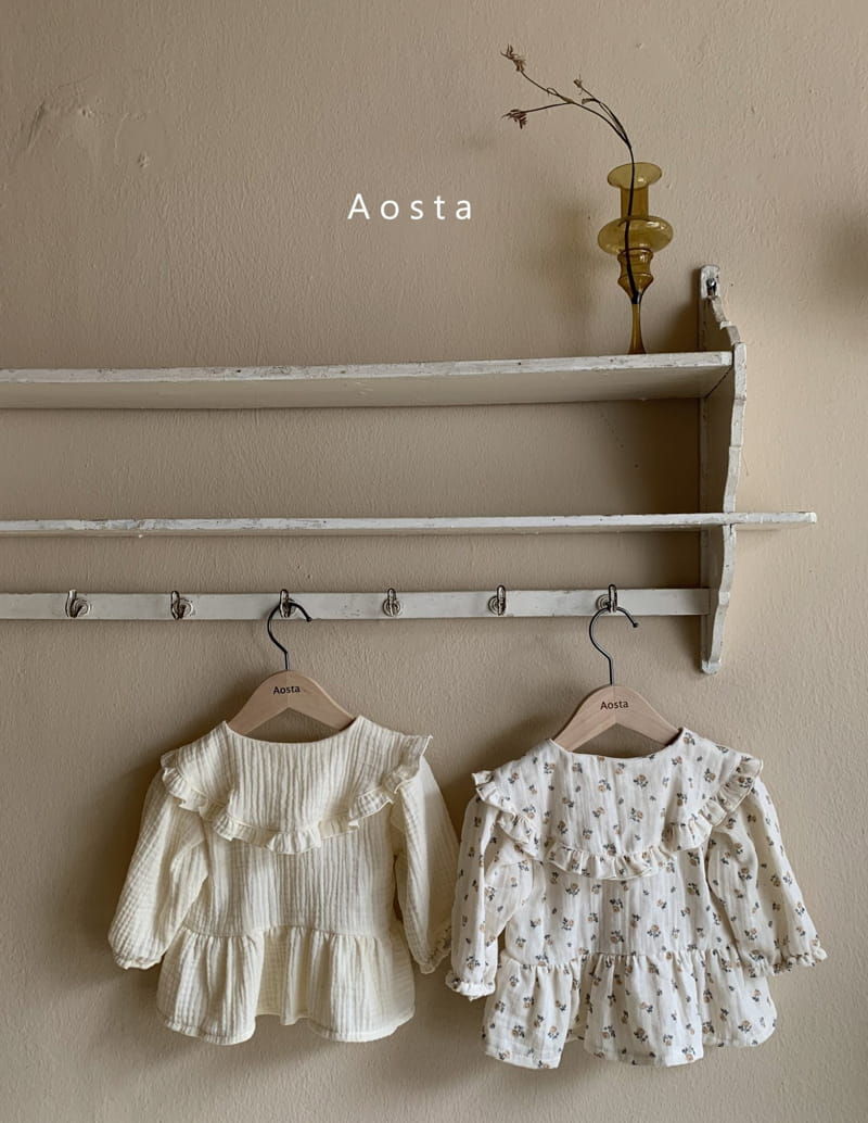 AOSTA - Korean Children Fashion - #Kfashion4kids - Melting Rose Blouse - 4