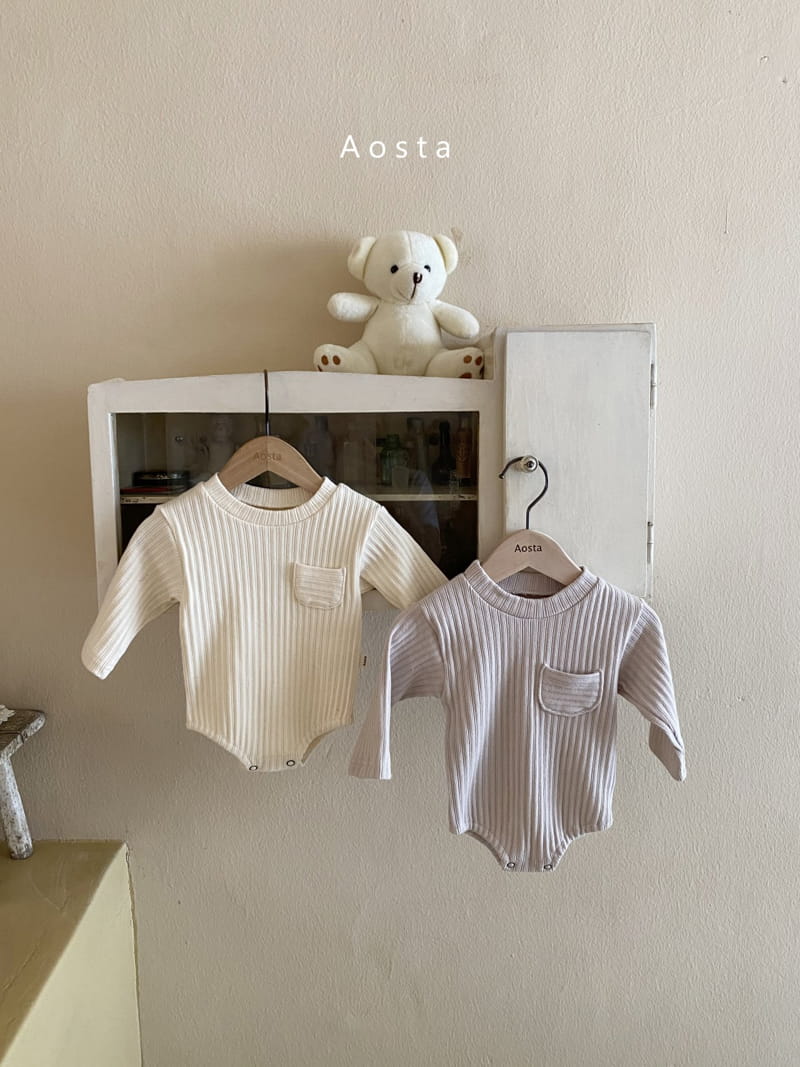 AOSTA - Korean Children Fashion - #Kfashion4kids - Butter Scoop Bodysuit - 2