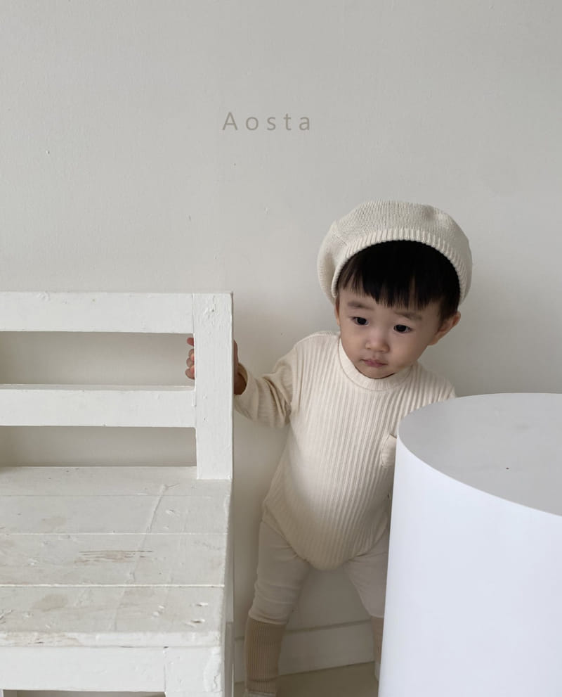 AOSTA - Korean Children Fashion - #Kfashion4kids - Butter Scoop Bodysuit - 5