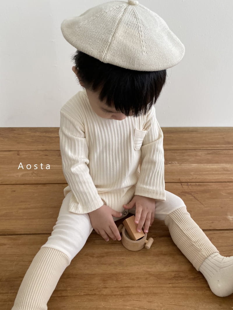 AOSTA - Korean Children Fashion - #Kfashion4kids - Butter Scoop Bodysuit - 7