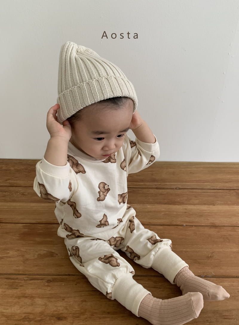 AOSTA - Korean Children Fashion - #Kfashion4kids - Circle Bear Pants - 8