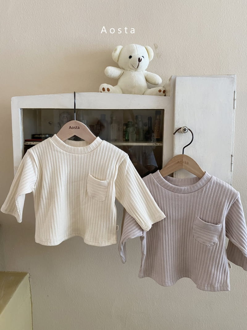 AOSTA - Korean Children Fashion - #Kfashion4kids - Butter Scoop Tee - 2