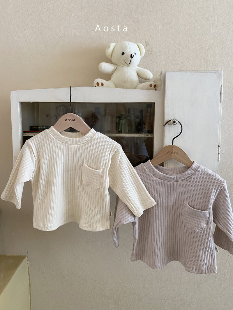 AOSTA - Korean Children Fashion - #Kfashion4kids - Butter Scoop Tee - 3