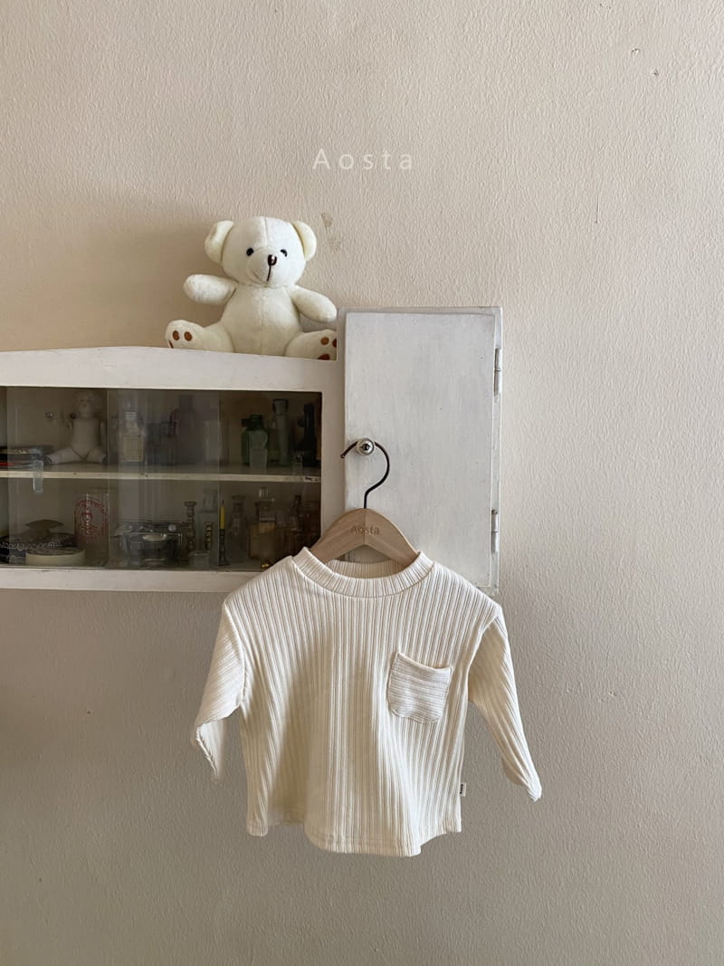 AOSTA - Korean Children Fashion - #Kfashion4kids - Butter Scoop Tee - 7