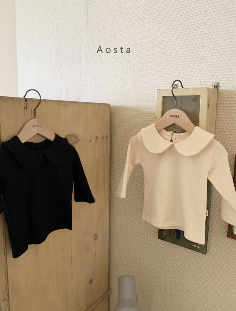 AOSTA - Korean Children Fashion - #Kfashion4kids - Circle Collar Tee - 4