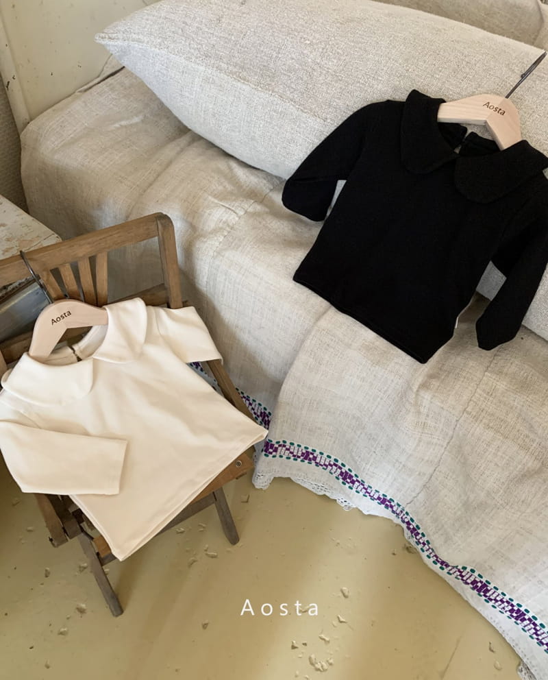 AOSTA - Korean Children Fashion - #Kfashion4kids - Circle Collar Tee - 5