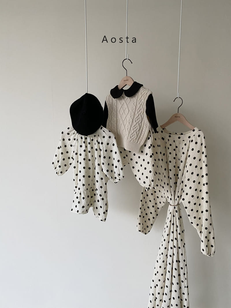 AOSTA - Korean Children Fashion - #Kfashion4kids - Circle Collar Tee - 9