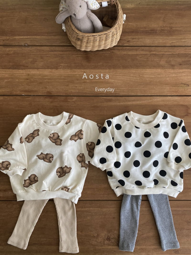AOSTA - Korean Children Fashion - #Kfashion4kids - Rib Leggings - 6