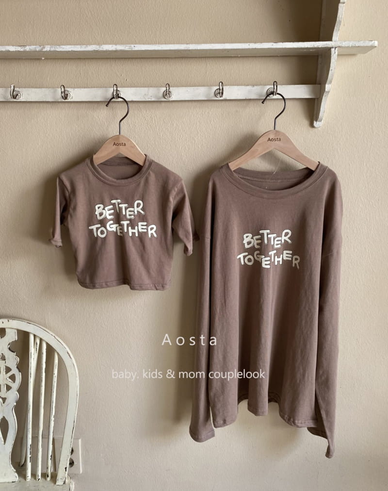 AOSTA - Korean Children Fashion - #Kfashion4kids - Mom Together Tee - 4