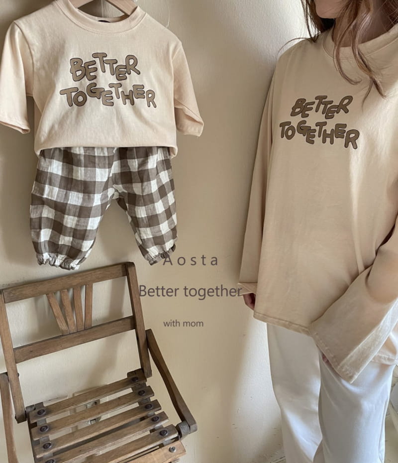 AOSTA - Korean Children Fashion - #Kfashion4kids - Mom Together Tee - 8