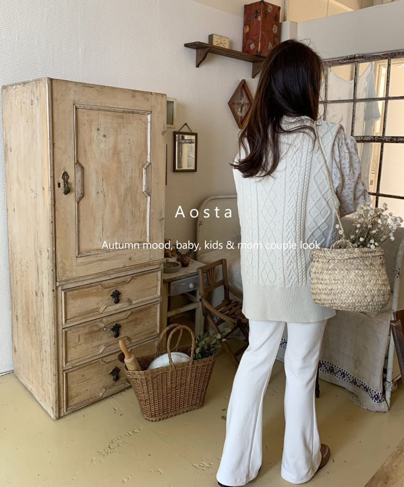 AOSTA - Korean Children Fashion - #Kfashion4kids - Mom Kint Vest - 7