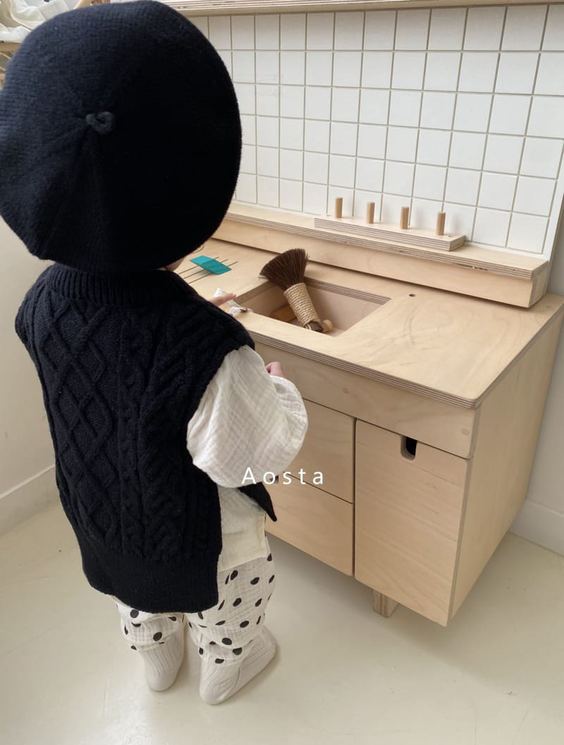 AOSTA - Korean Children Fashion - #Kfashion4kids - Knit Vest - 9