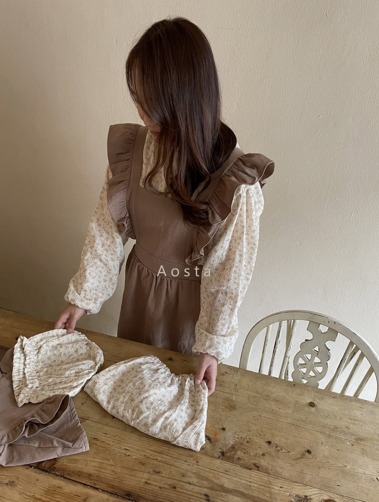 AOSTA - Korean Children Fashion - #Kfashion4kids - Mom Le Bbang Suspender One-piece - 2