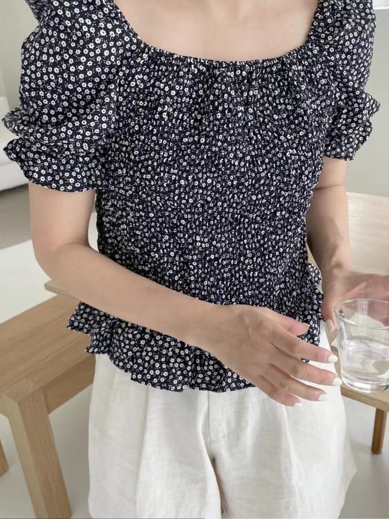 ASOME - Korean Children Fashion - #Kfashion4kids - Smok Squar Blouse - 2