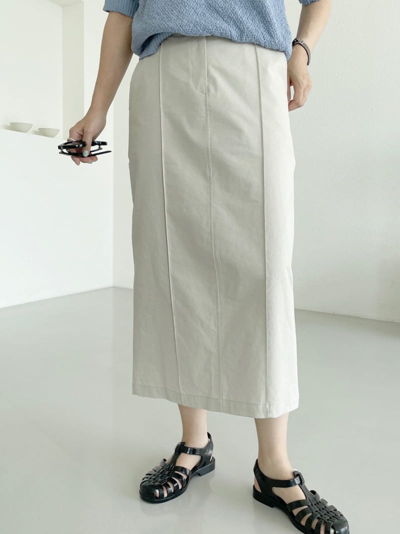 ASOME - Korean Children Fashion - #Kfashion4kids - Pintuck Long Skirt