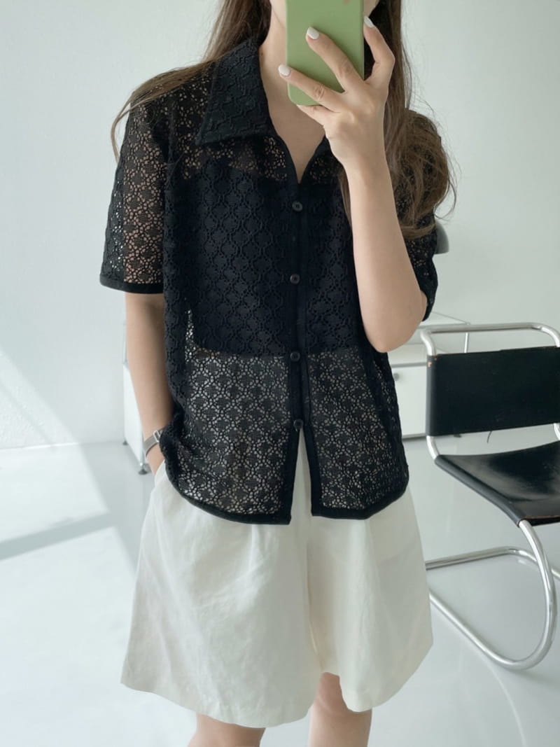 ASOME - Korean Children Fashion - #Kfashion4kids - Lace Shirt