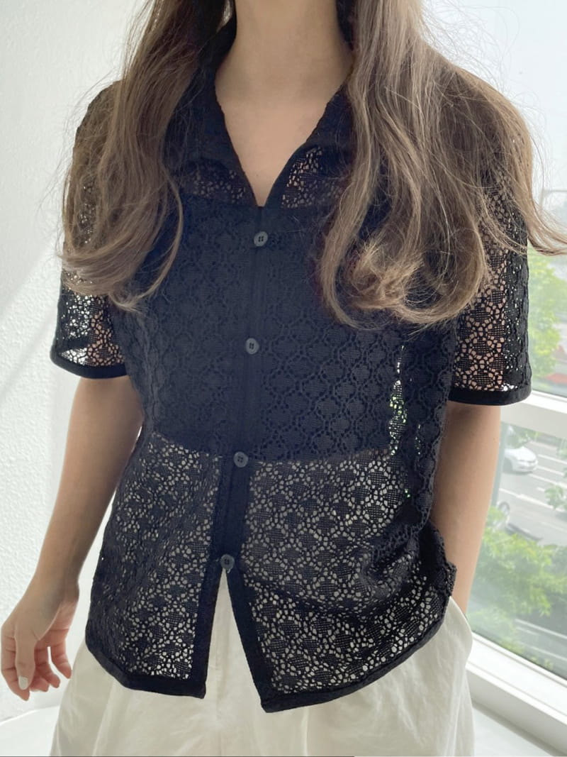 ASOME - Korean Children Fashion - #Kfashion4kids - Lace Shirt - 2
