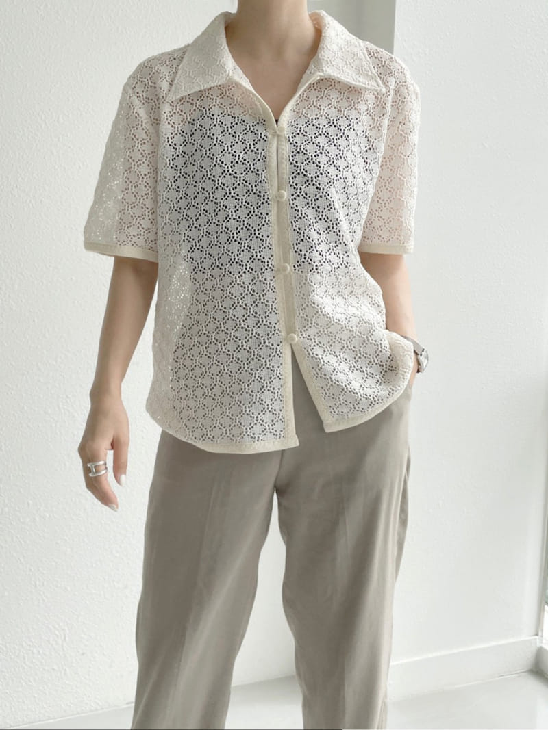 ASOME - Korean Children Fashion - #Kfashion4kids - Lace Shirt - 4