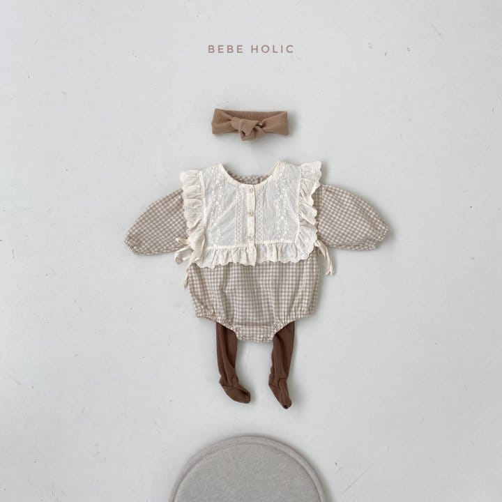 BEBE HOLIC - Korean Children Fashion - #Kfashion4kids - Cape Romper with Bib - 5