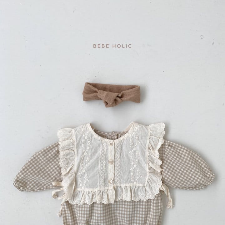 BEBE HOLIC - Korean Children Fashion - #Kfashion4kids - Cape Romper with Bib - 7
