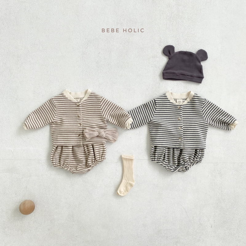 BEBE HOLIC - Korean Children Fashion - #Kfashion4kids - Rodem Cardigan & Bloomer Set - 2