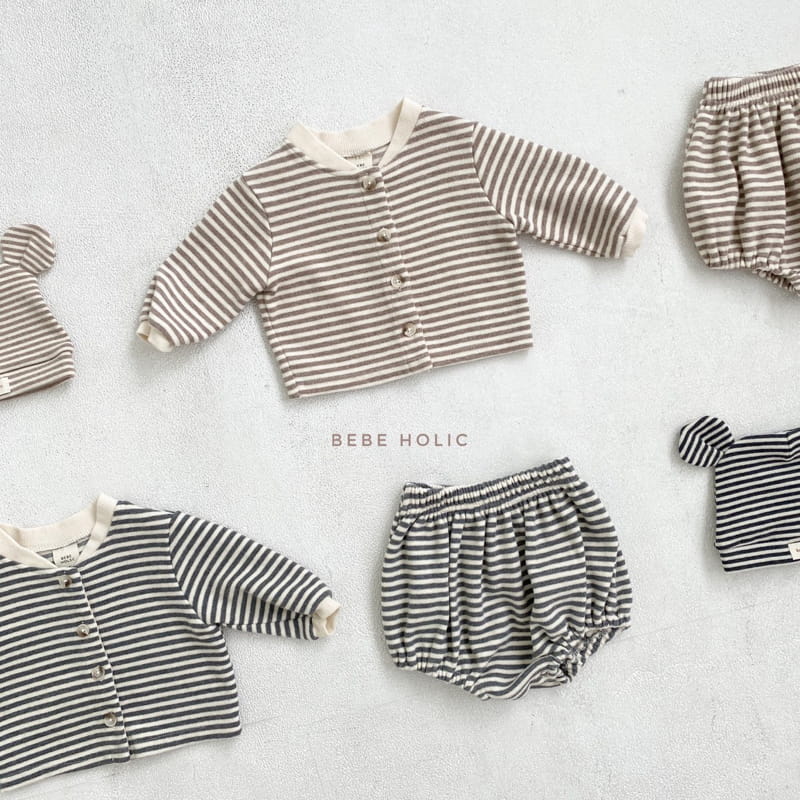 BEBE HOLIC - Korean Children Fashion - #Kfashion4kids - Rodem Cardigan & Bloomer Set - 3