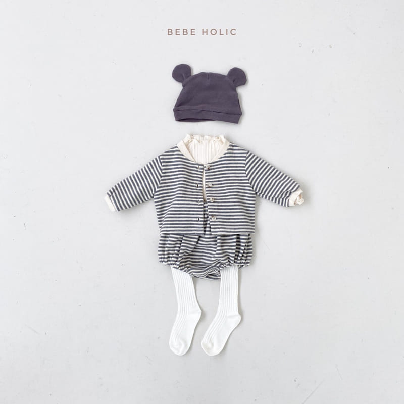 BEBE HOLIC - Korean Children Fashion - #Kfashion4kids - Rodem Cardigan & Bloomer Set - 6