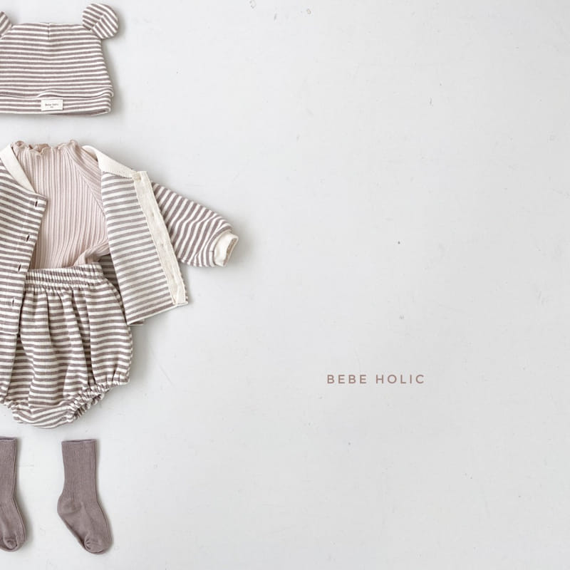 BEBE HOLIC - Korean Children Fashion - #Kfashion4kids - Rodem Cardigan & Bloomer Set - 7