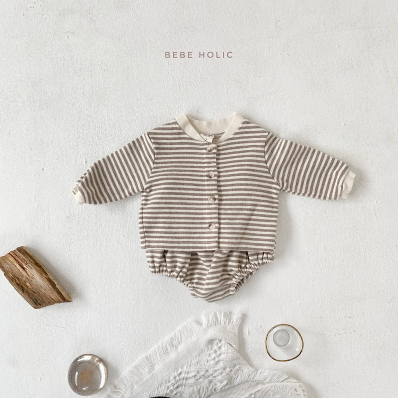 BEBE HOLIC - Korean Children Fashion - #Kfashion4kids - Rodem Cardigan & Bloomer Set - 9