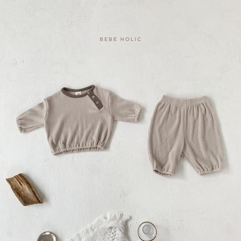 BEBE HOLIC - Korean Children Fashion - #Kfashion4kids - Caramel Top Bottom Set - 10