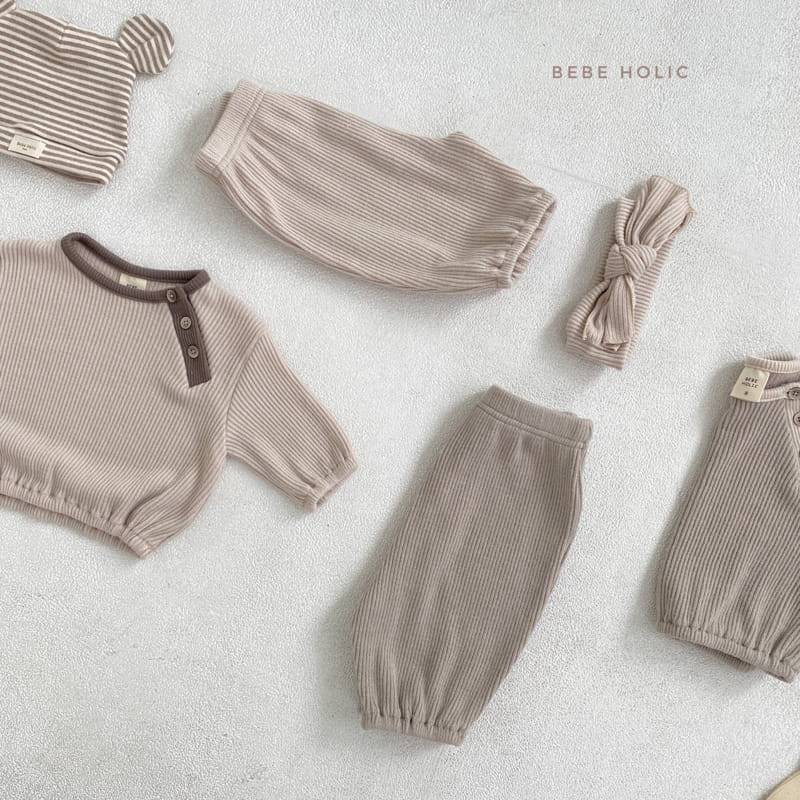 BEBE HOLIC - Korean Children Fashion - #Kfashion4kids - Caramel Top Bottom Set - 3