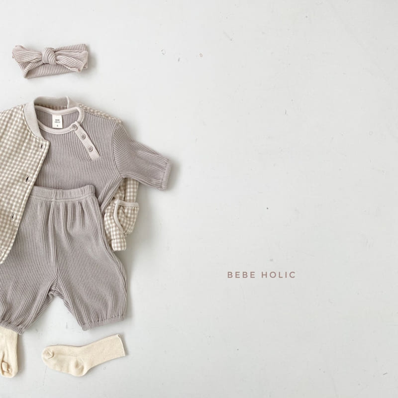 BEBE HOLIC - Korean Children Fashion - #Kfashion4kids - Caramel Top Bottom Set - 4