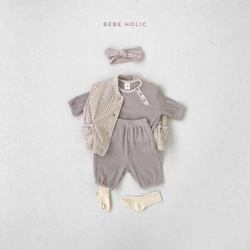 BEBE HOLIC - Korean Children Fashion - #Kfashion4kids - Caramel Top Bottom Set - 8
