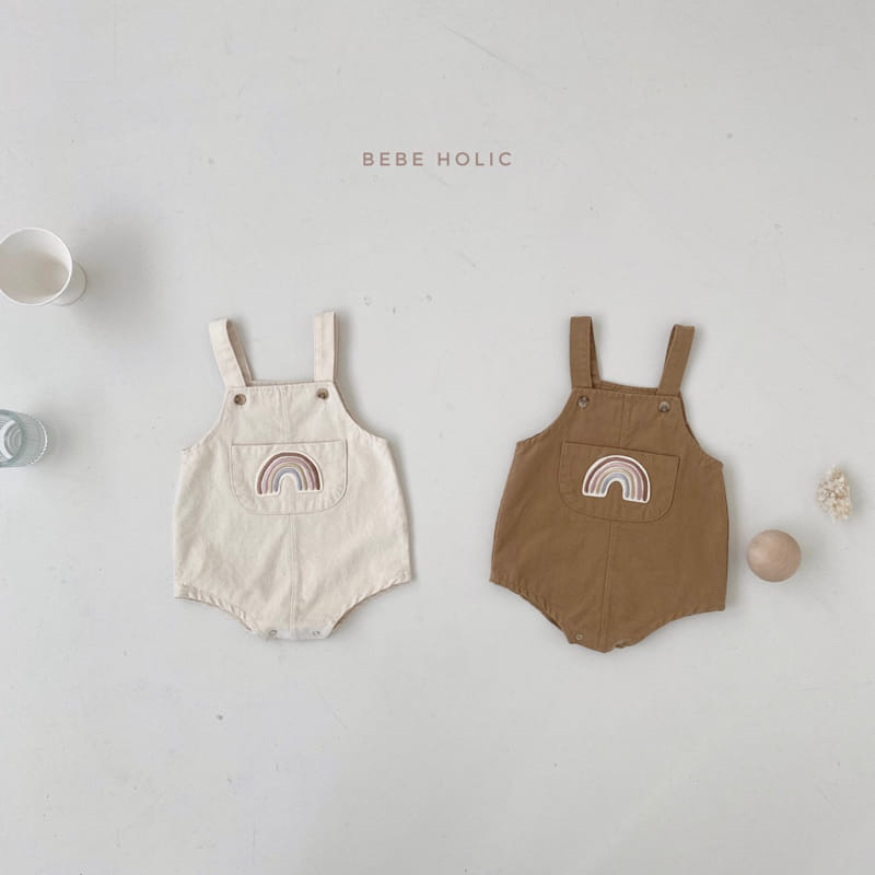 BEBE HOLIC - Korean Children Fashion - #Kfashion4kids - Rainbow Suspender Bodysuit - 10