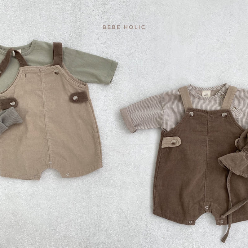 BEBE HOLIC - Korean Children Fashion - #Kfashion4kids - Almond Suspender Pants