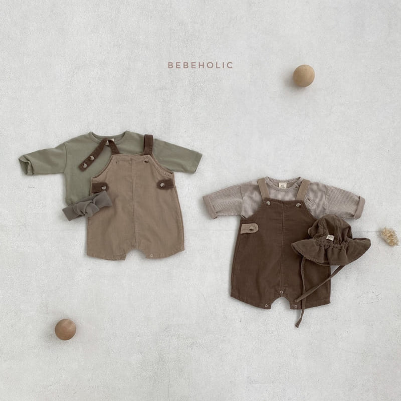 BEBE HOLIC - Korean Children Fashion - #Kfashion4kids - Almond Suspender Pants - 2