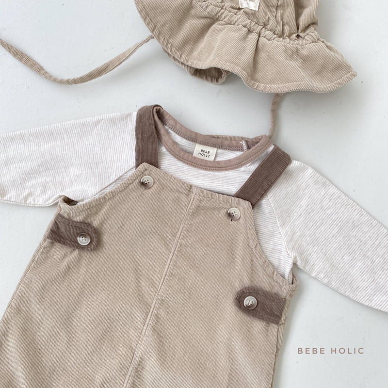 BEBE HOLIC - Korean Children Fashion - #Kfashion4kids - Almond Suspender Pants - 4