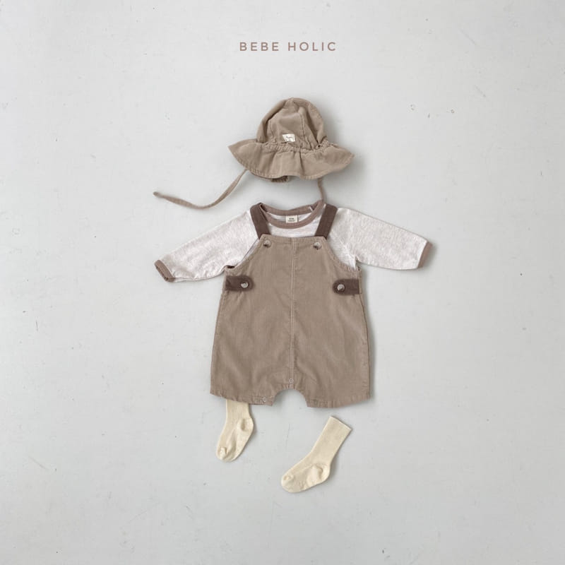 BEBE HOLIC - Korean Children Fashion - #Kfashion4kids - Almond Suspender Pants - 5