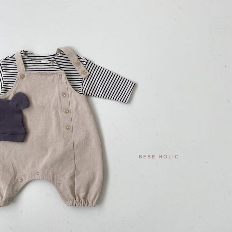 BEBE HOLIC - Korean Children Fashion - #Kfashion4kids - Cheese Suspender Bodysuit - 11