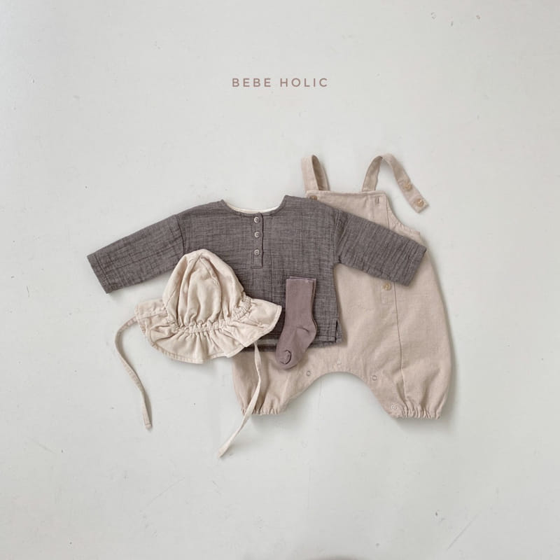 BEBE HOLIC - Korean Children Fashion - #Kfashion4kids - Cheese Suspender Bodysuit - 6